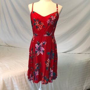 Fit and Flare Strappy Dress